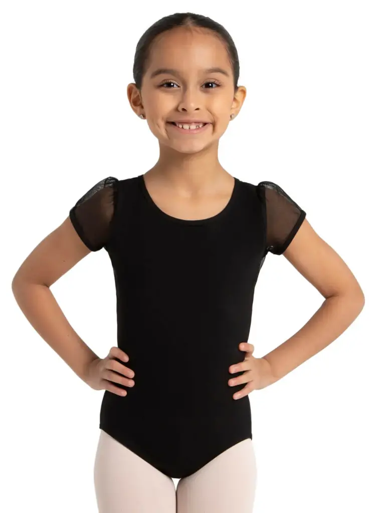 Malla puff manga corta transparente infantil 3946c