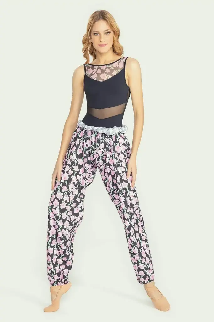 Pantalon nylon adulto estampado Só Dança sd2355