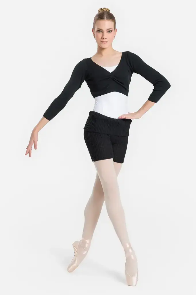 Short tejido con cinturón Só Dança 5626