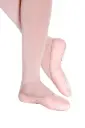 Zapatillas media punta cuero rosa Só Dança F3