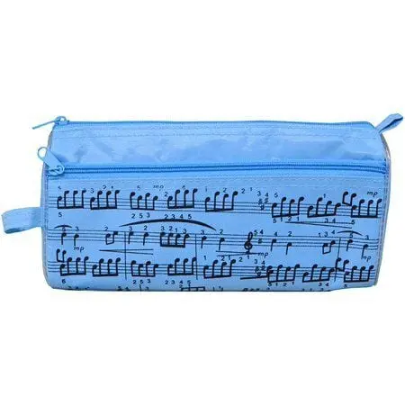 Cartuchera notas musicales 2 colores 