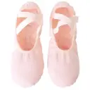 Zapatillas de lona elastizada adulto Dance Shop bns01 salmón 