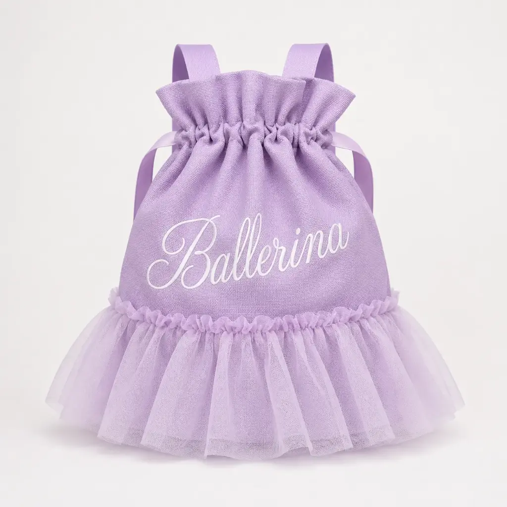 Bolso tutu ballet lila 