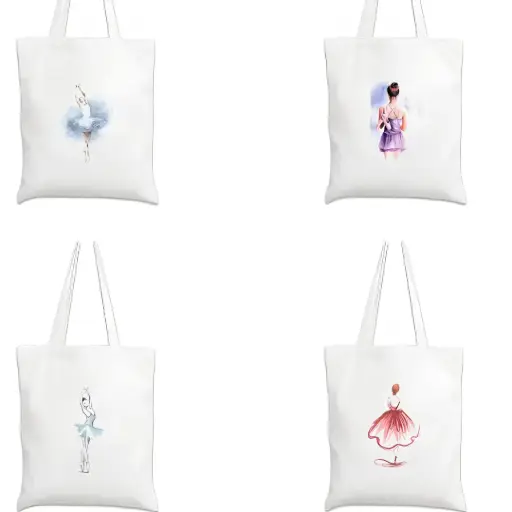 [SDR12] Bolso TOTE lona ballet