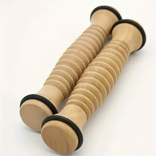 [TDS96 FOOT ROLLER   ] Foot roller madera TDS96
