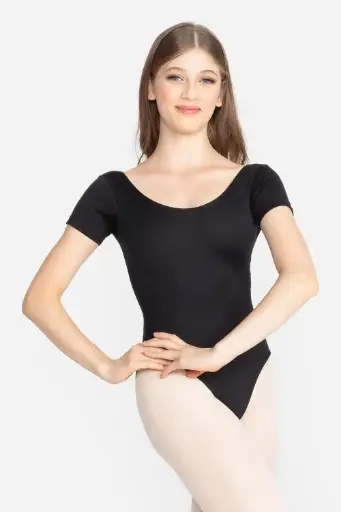 Malla manga corta adulto negro Só Dança SD1250 negra