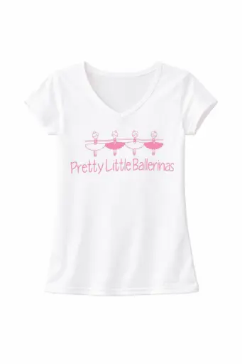 Remera niña al cuerpo Dance shop TDS64