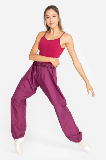 Pantalon nylon adulto unisex Só Dança sd2136 bordo