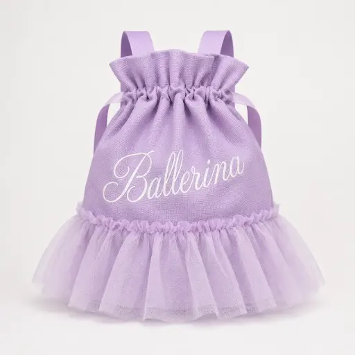 Bolso tutu ballet lila 