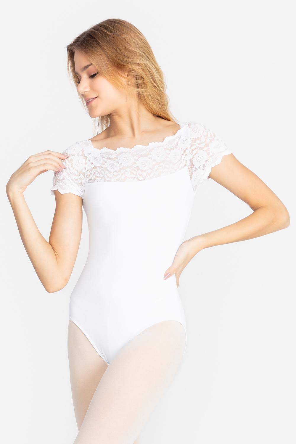 Malla con encaje SD766 So Dança adulto - Imagen 4