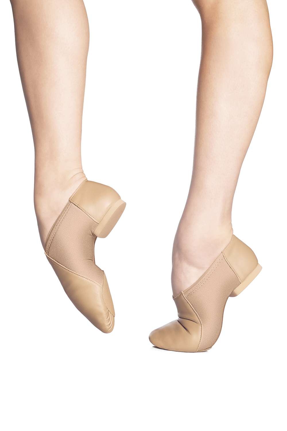 Zapatillas de Jazz F56 So Dança adulto beige