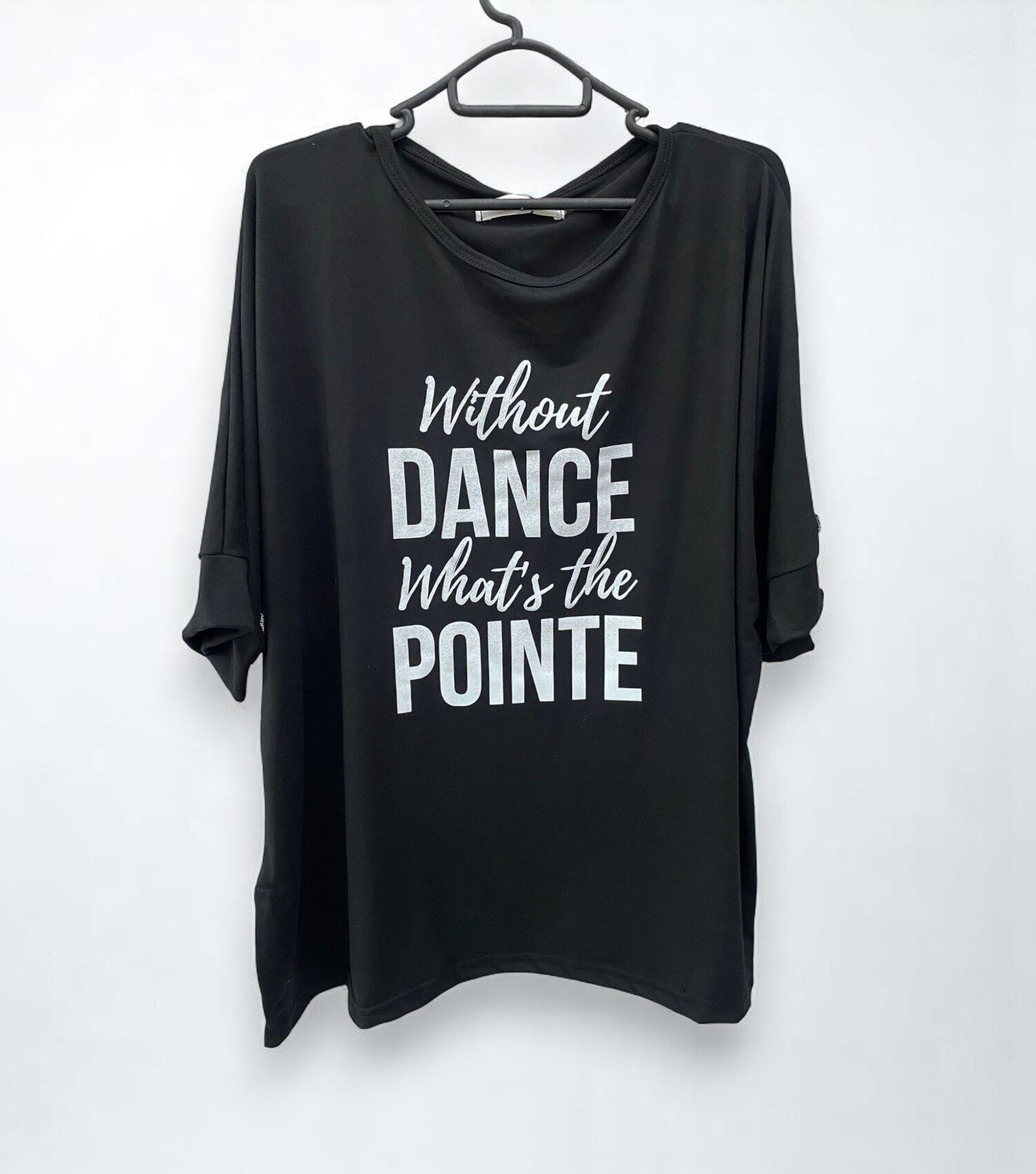 Remera "Without Dance what´s the pointe" TDS30 Dance Shop adulto