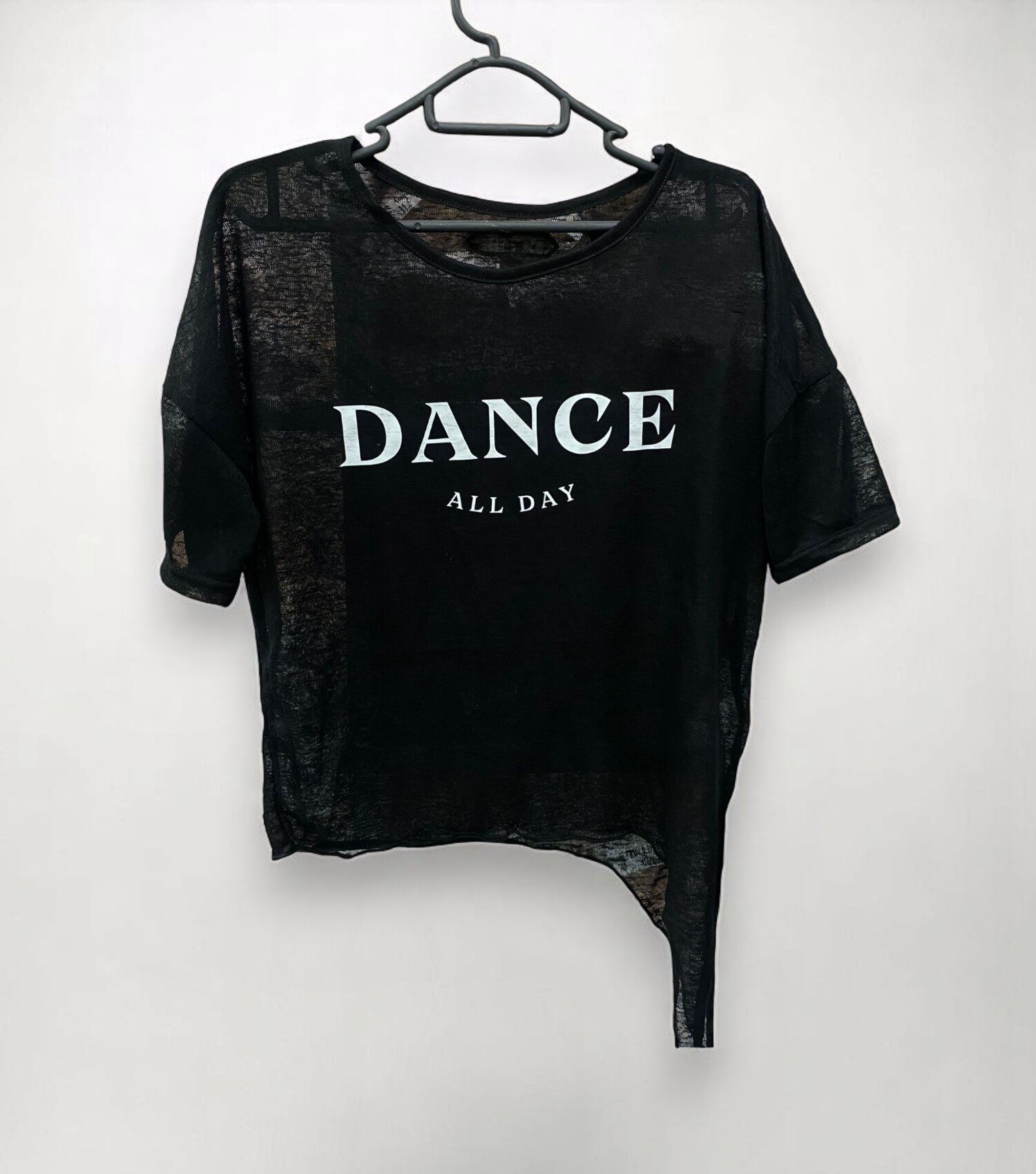 Remera "Dance All Day" transparencia TDS30 Dance Shop adulto