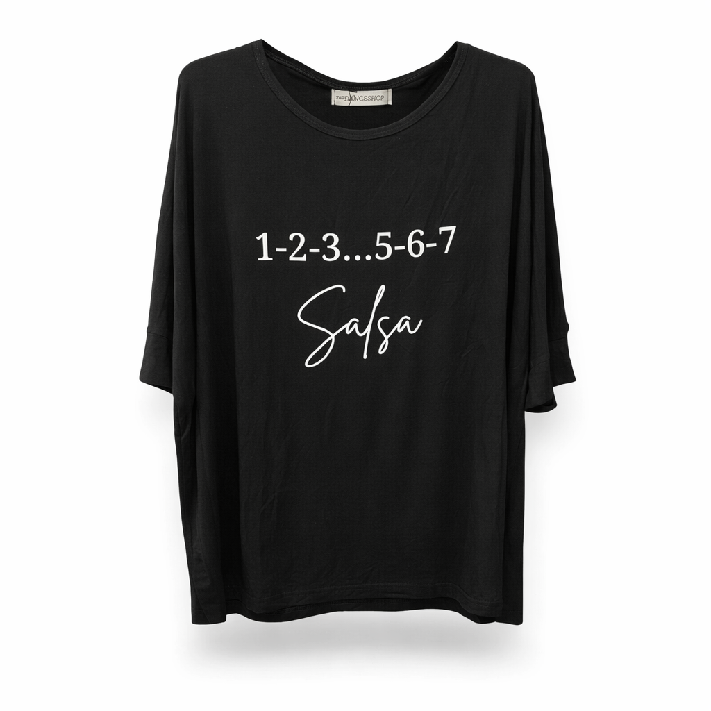 Remera "1,2,3...5,6,7 Salsa" TDS30 Dance Shop adulto