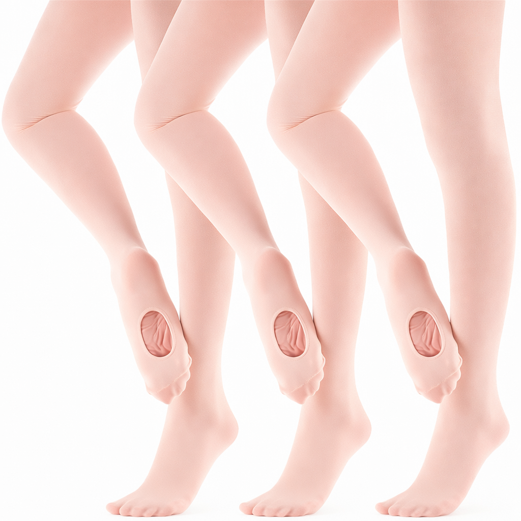 KIT Medias Cancan convertibles adulto 3 x 2