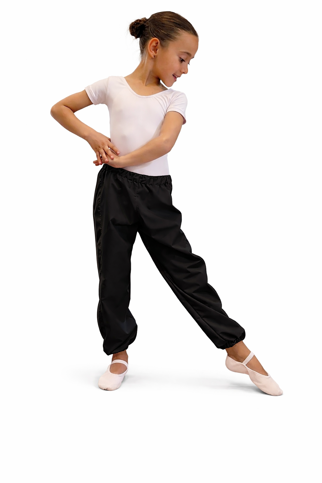 Pantalon warm up negro TSD03C infantil