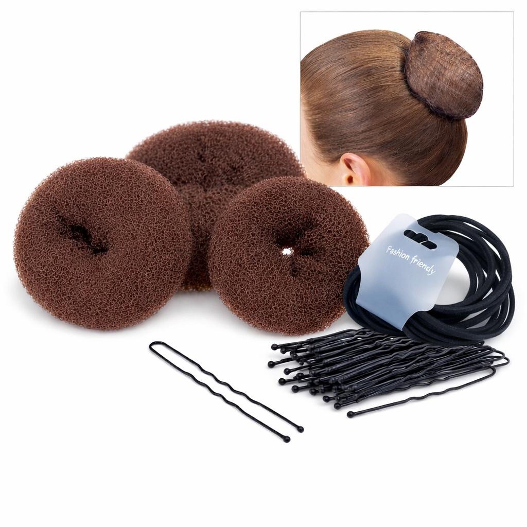 Kit pelo (Dona, redecilla invisible, horquillas, gomitas)