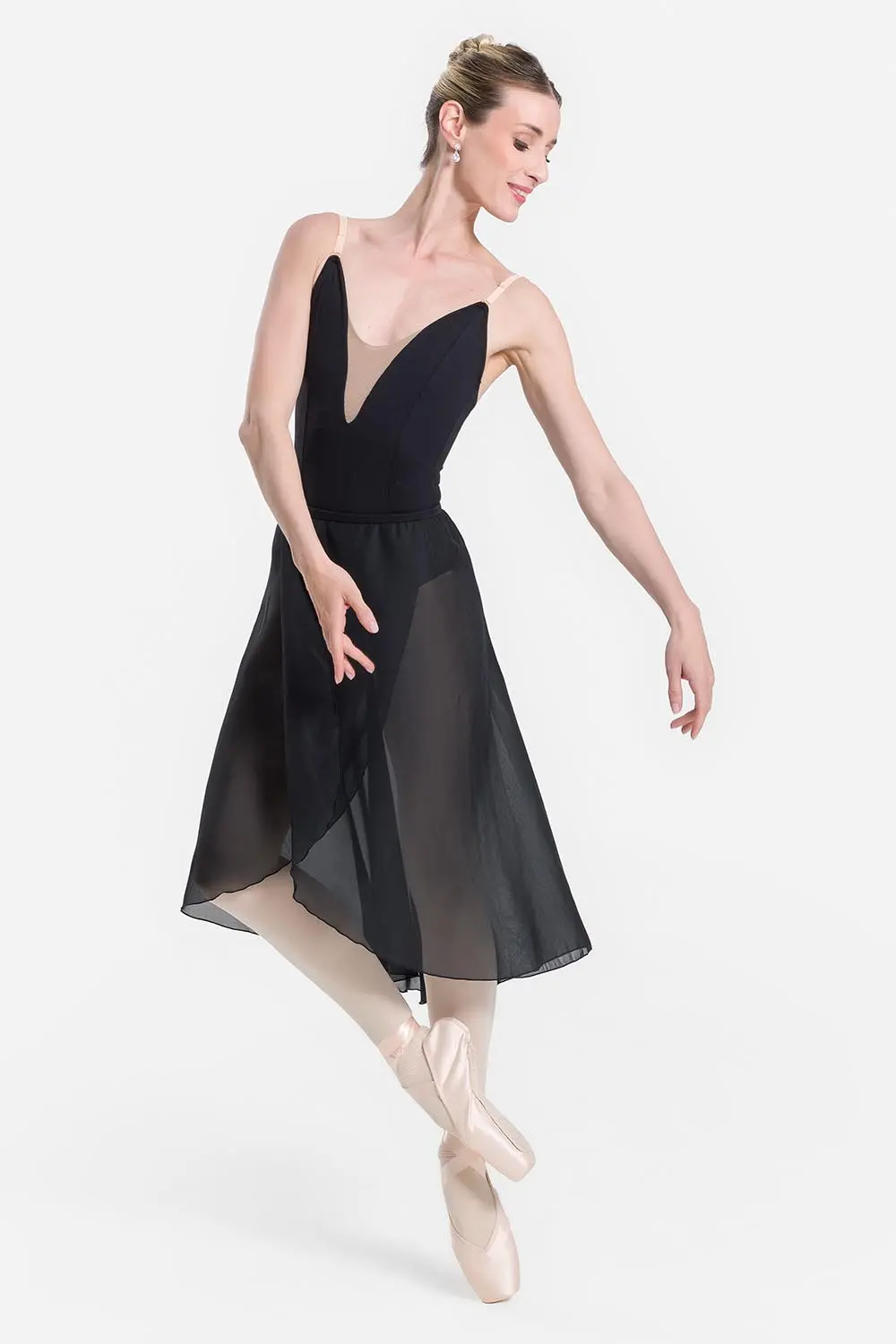 Pollerín gasa largo sd2533 Só Dança adulto